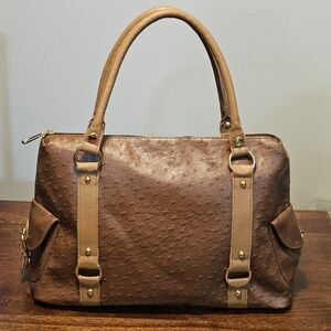 mark. Chic Tan Large Tote Purse With Texture